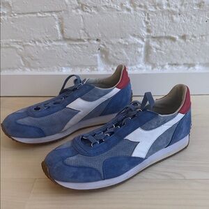 NEW Diadora Men’s Blue EQUIPE SUEDE SW size US10